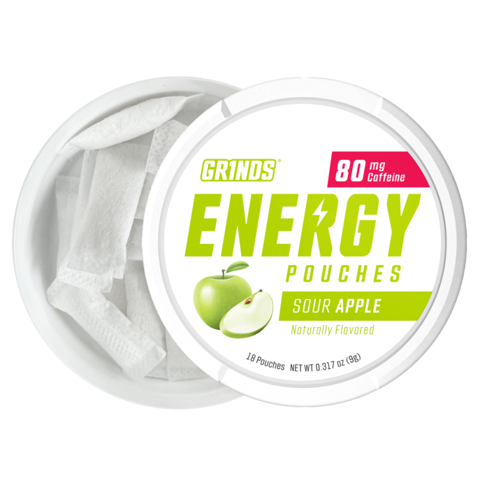 Grinds Coffee Pouches - Sour Apple - Military & First Responder Grinds Coffee Pouches - Sour Apple - Military & First Responder