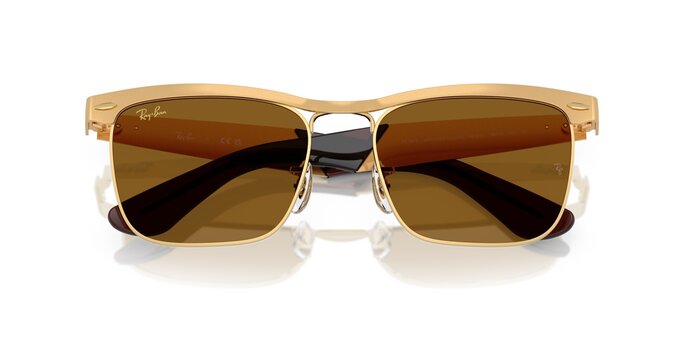 Ray-Ban - 0RB3875 Wayfarer Deluxe Sunglasses - Military & Gov't
