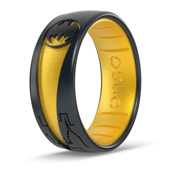 Enso Rings - Batman Signal DC Ring - Black Pearl - Military & First ...