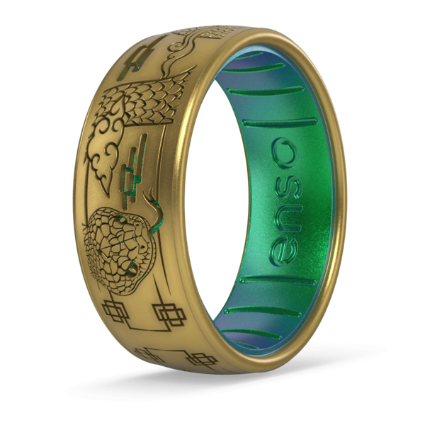 Enso Rings - Year of the Snake Ring - Gold - Military & First Responder ...