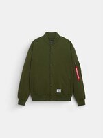 Alpha Industries - MA-1 HOODED OXFORD FLIGHT JACKET - Military