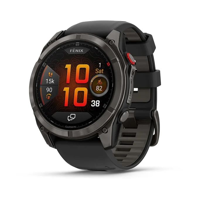 Garmin - Fenix 8 Pro 47mm Sapphire AMOLED Watch - Military & Gov't