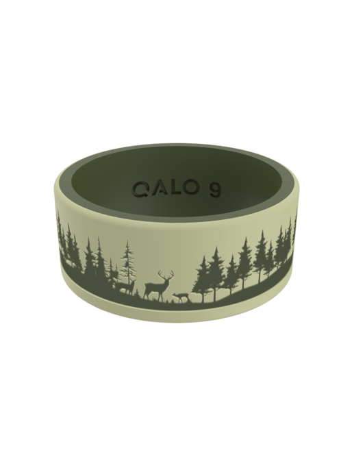 QALO - Men's Deer Sighting Strata Ring - Military & First Responder Discounts | GOVX
