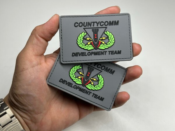 CountyComm - CC Development Team - Patch ( 2 Pack ) - Military & First ...