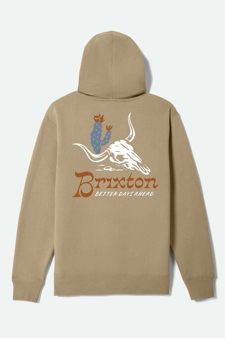 Brixton - Barren Hoodie - Sand - Military & First Responder