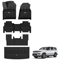 3W Floor Mats & Trunk Liner for Ford Bronco 4 door 2021-2024 TPE All Weather Mat 3W Floor Mats & Trunk Liner for Ford Bronco 4 door 2021-2024 TPE All Weather Mat