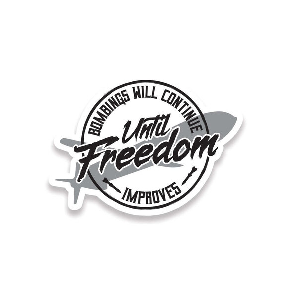 Bunker Branding Co. - Freedom Improves Sticker - Military & First ...
