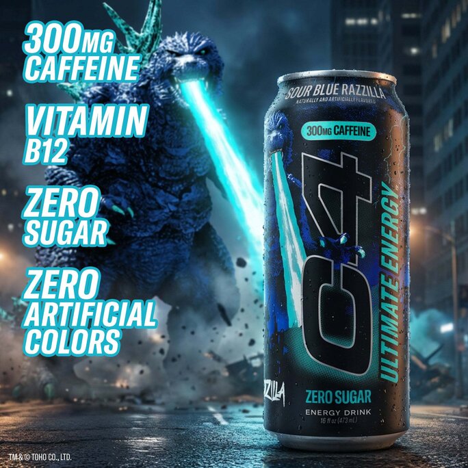 コガラ C4 Energy | IT'S LIVE: C4 Ultimate Energy® x Godzilla 🦖 The