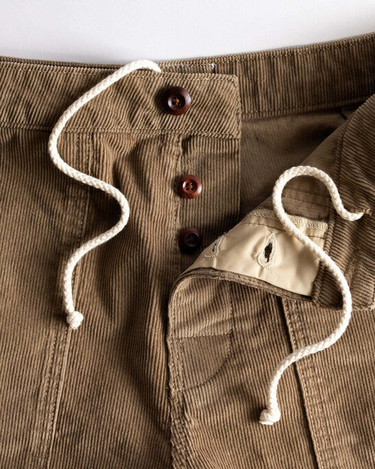 BIRDWELL バードウェルCORDUROY SHORTS SAND 31 Birdwell - Classic Corduroy Shorts - Sand - Military & First