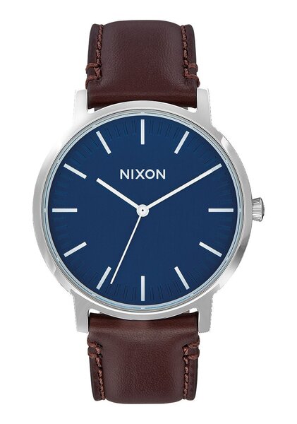 Nixon - Porter Leather Watch Military Discount | GovX