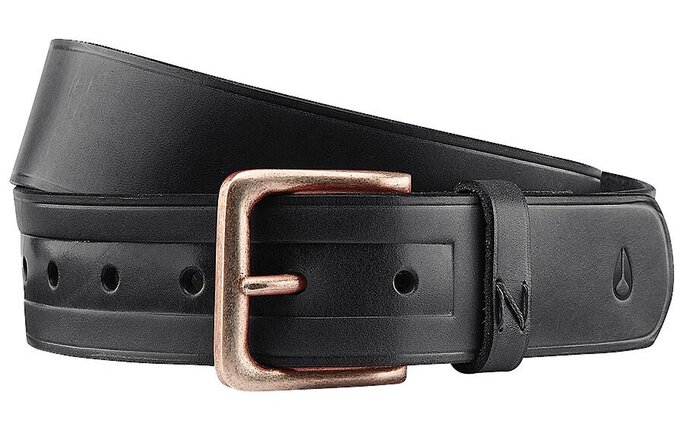 Nixon Americana Leather Belt - Black