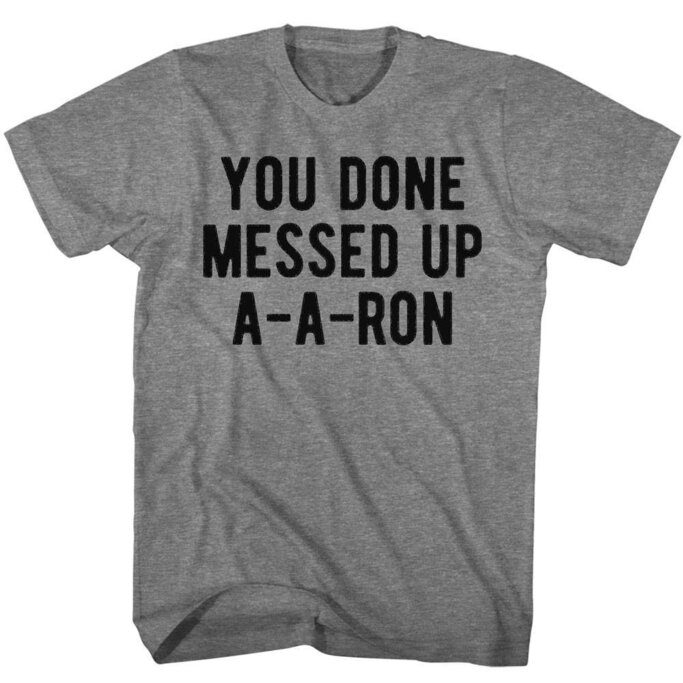 aa ron t shirt