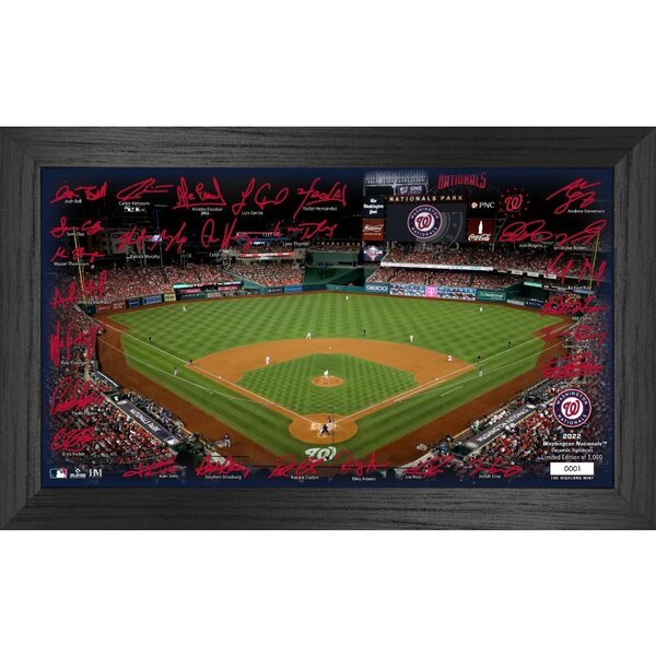 The Highland Mint Washington Nationals 2022 Signature Field Photo