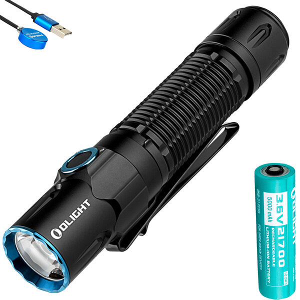 Tactical Torch Rechargeable, WESLITE 1300 Luens Super Bright LED Hunting Flashlight Black Atte