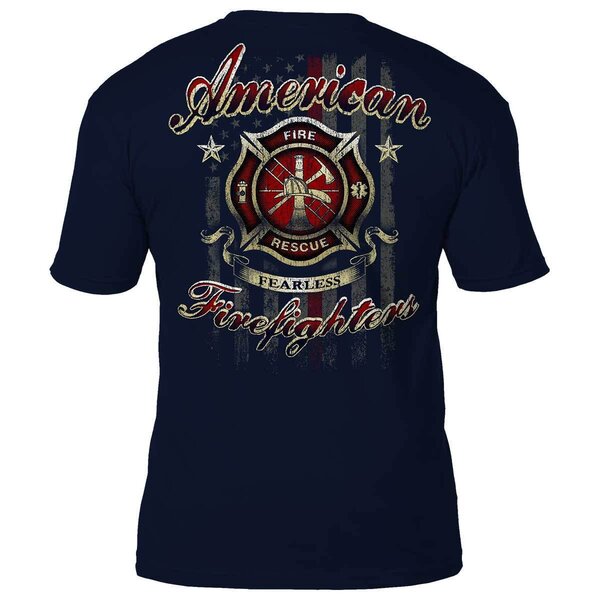 7.62 Design - Men's American Firefighters T-Shirt - Military & Gov't ...