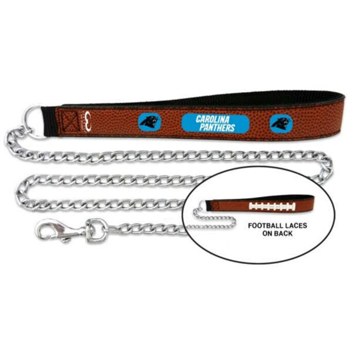 Furry-Happiness - Carolina Panthers NFL Football Leather and Chain