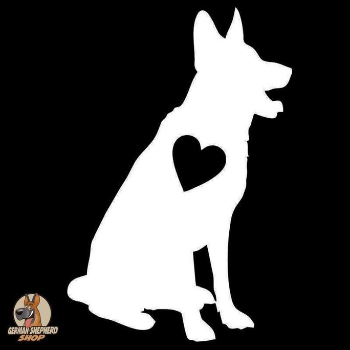 German shepherd outlet vinyl decals