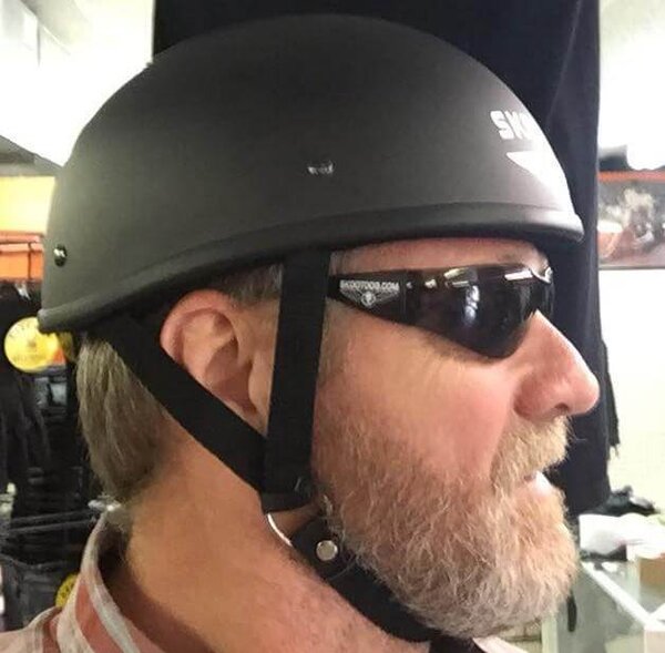 motorcycle helmet hat style