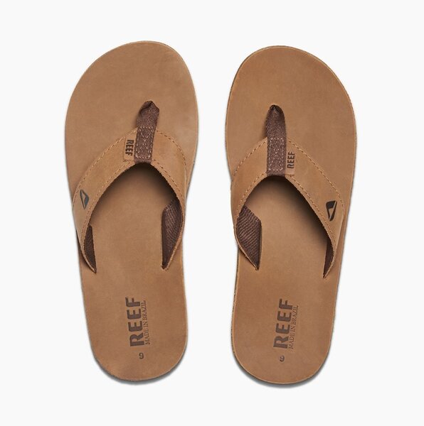 REEF - Men's Leather Smoothy Sandals - Military & Gov't Discounts | GovX