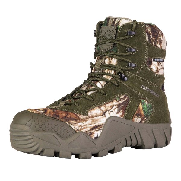 FreeSoldier Suede Leather Waterproof Hunting Boots Military & First Responder Discounts GovX