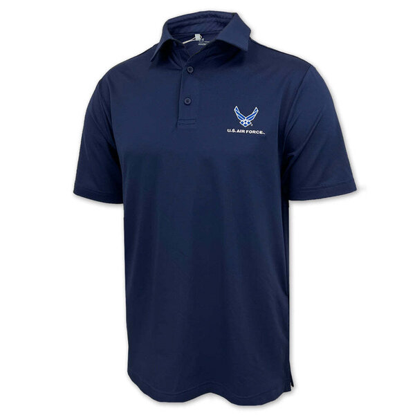 Air Force Gear Air Force Under Armour Wings Performance Polo (Navy