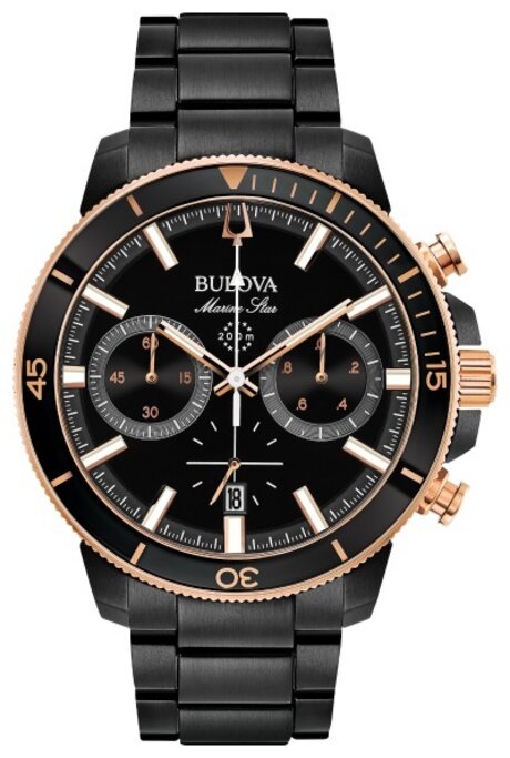 Bulova - Men's Marine Star Watch - Military & Gov't Discounts | GOVX