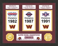 Denver Broncos Super Bowl Banner Collection Photo Mint