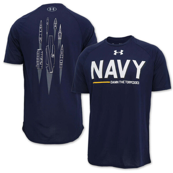 Navy Gear Navy Under Armour Rivalry Ship TShirt Military & First