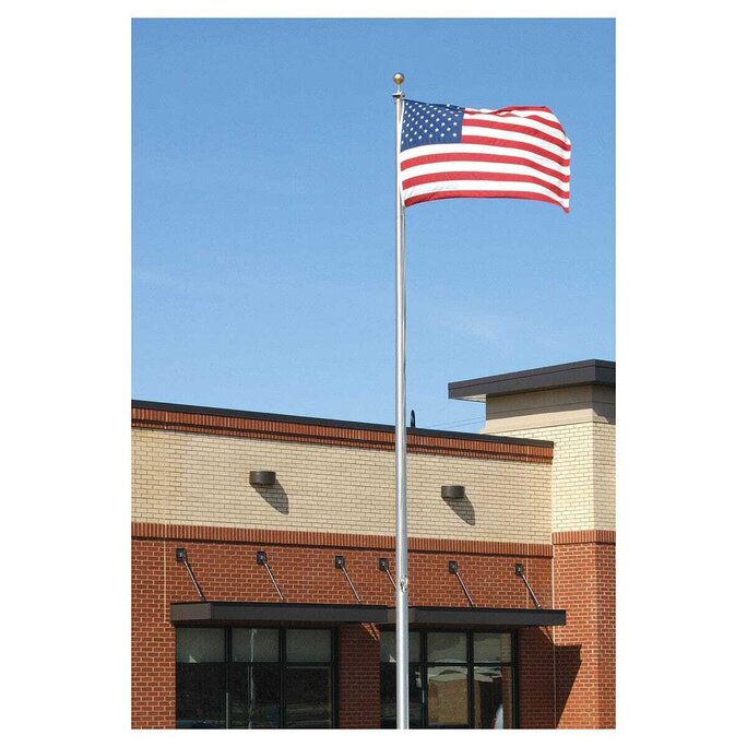 30' x 5 x.125 Estate Aluminum Flagpole