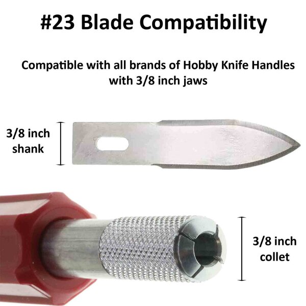 widgetsupply.com - X-ACTO X223 5pc #23 Double Edged Corner Stripping Knife  Blades - Military & First Responder Discounts