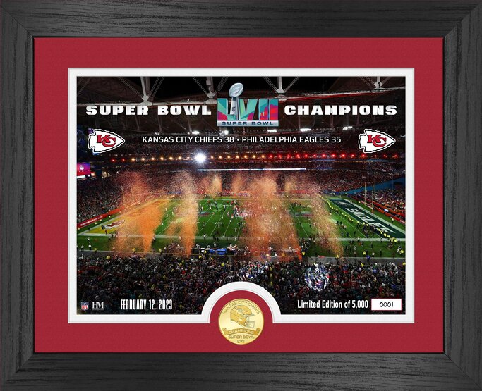 Kansas City Chiefs Super Bowl LVII Champions Banner Bronze