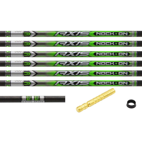 NOCK ON ARCHERY Nock On Axis Pro Series Shafts (6ct) Military