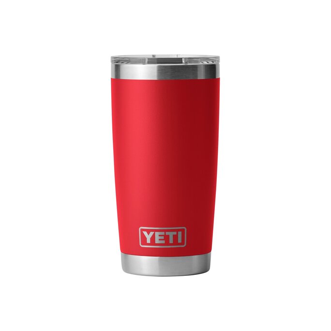 YETI Rambler 10 oz Stackable Lowball 2.0, Vacuum Insulated,  Stainless Steel with MagSlider Lid, Rescue Red: Tumblers & Water Glasses