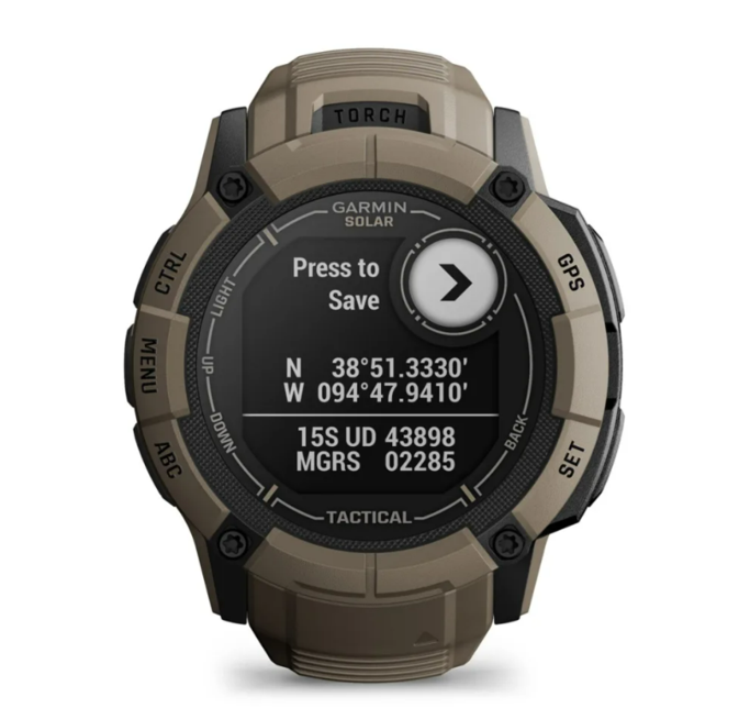 Garmin - Instinct 2X Solar Tactical Edition Watch - Military & Gov