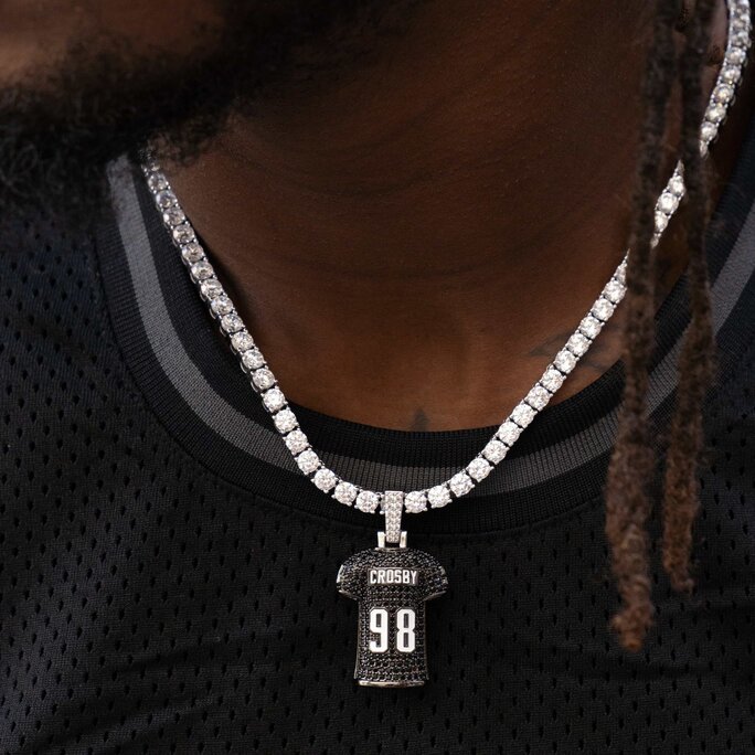 The GLD Shop - Las Vegas Raiders Maxx Crosby Jersey Pendant - Military &  First Responder Discounts