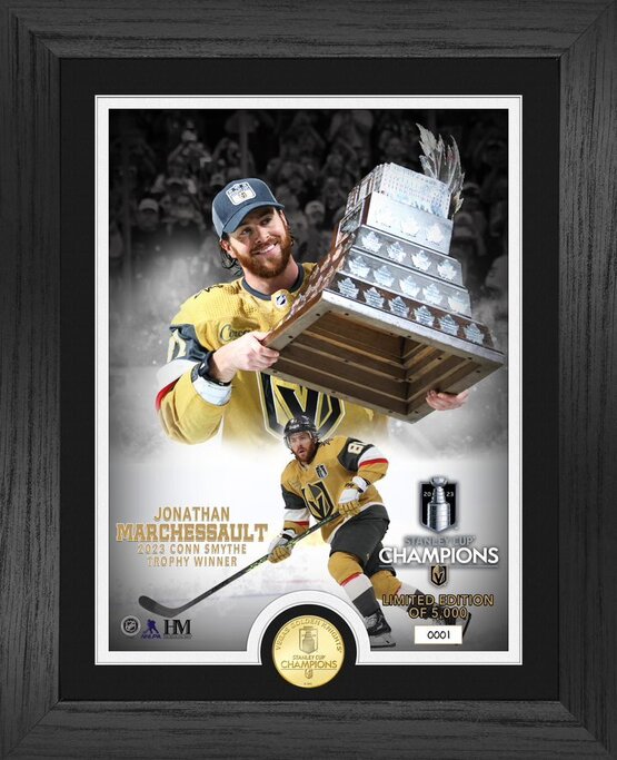 The Highland Mint - Vegas Golden Knights 2023 NHL Stanley Cup Conn Smythe  MVP Trophy Winner Photo Mint - Discounts for Veterans, VA employees and  their families!