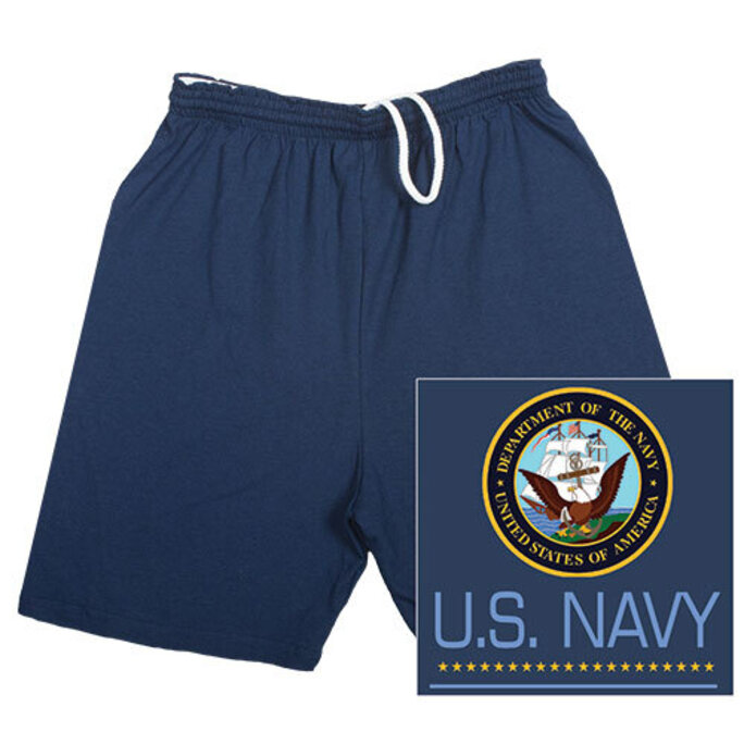 Navy White and Gold Anchor Sweatpants - Fox Outdoor