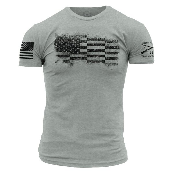 Grunt Style - Men's Bar Flag T-Shirt - Discounts for Veterans, VA ...