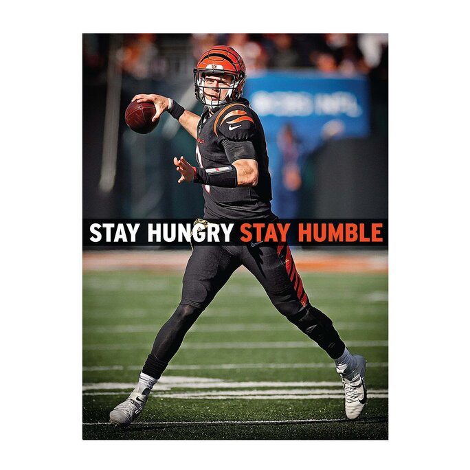 Fathead - Cincinnati Bengals: Joe Burrow 2022 Motivational Poster