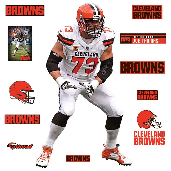 Cleveland Browns: Joe Thomas 2023 Legend - Officially Licensed NFL  Removable Adhesive Decal