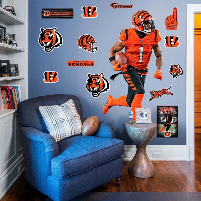 Cincinnati Bengals: Ja'Marr Chase 2022 - Officially Licensed NFL Remov –  Fathead