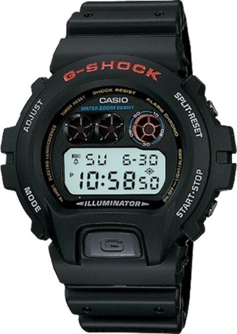 Casio Men's Digital Black and Grey Nylon Strap G-Shock Watch DW9052V-1