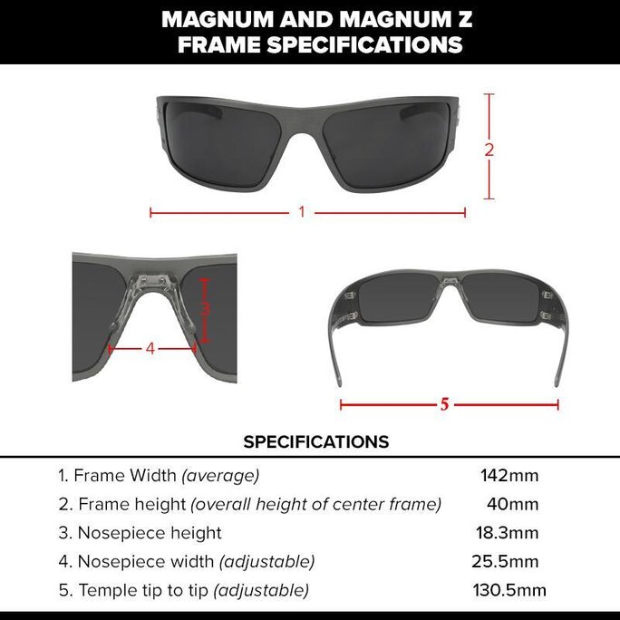 Gatorz - Magnum Polarized Sunglasses Gov't & Military Discount
