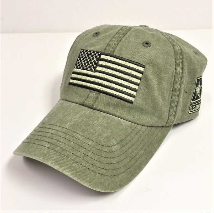 Tlj Marketing American Patriots Buy Their Men S Army Washed Green Twill Flag Cap On Patriotx