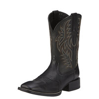 Bottes Western Ariat Heritage Roper – Homme – Cuir Noir – Taille 11 EE – Neuves