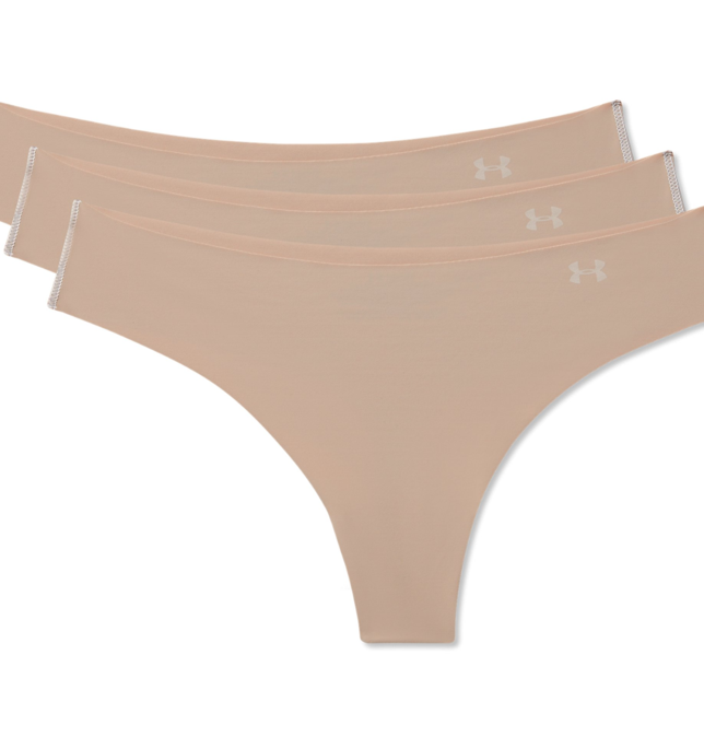 Under Armour - Women's UA Pure Stretch Thong 3-Pack - Military
