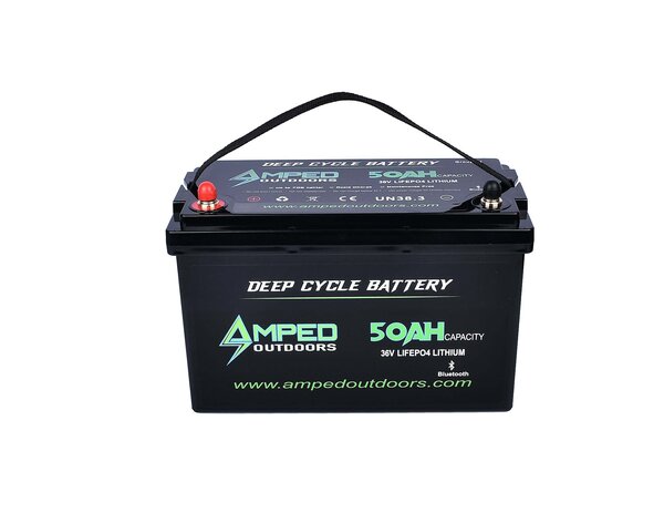 Amped Outdoors - 36V 100Ah Trolling Motor Lithium Battery System (2 36V ...