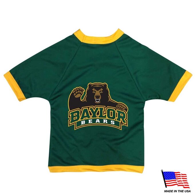 Furry-Happiness - Baylor Bears NCAA Athletic Mesh Pet Dog Jersey