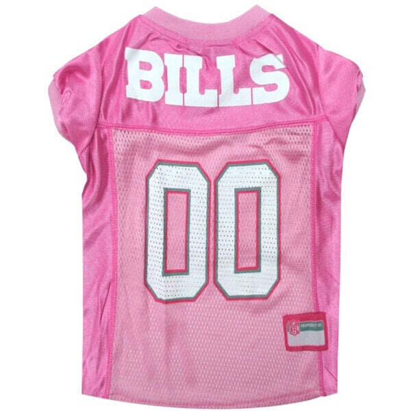 Buffalo Bills Pink Mesh Dog Jersey