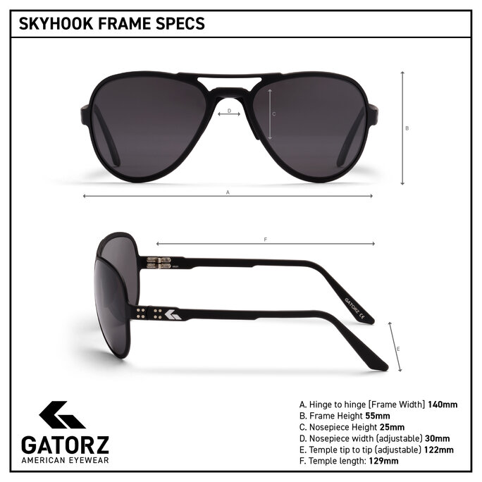 Gatorz - Skyhook Sunglasses Polar - Discounts for Veterans, VA
